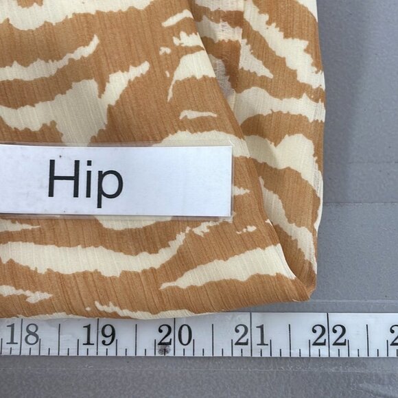 Camila Coelho Bailee Midi Dress Revolve Straps Slit Tan Size Large L - Picture 17 of 17